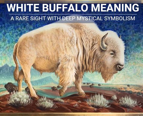 White Buffalo Meaning: A Rare Sight With Deep Mystical Symbolism