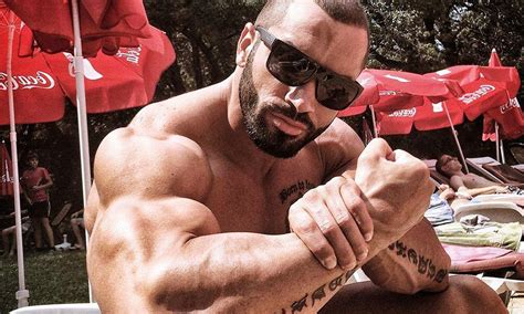 Lazar Angelov Back Tattoo
