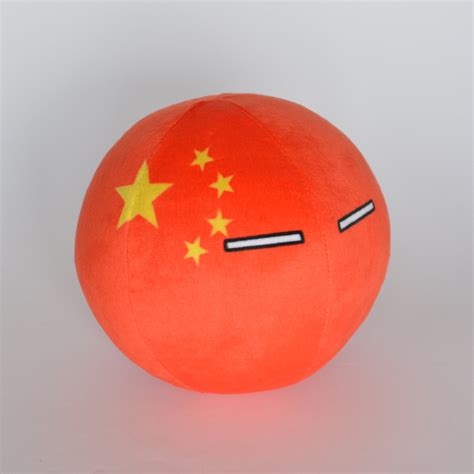 Countryball with flag of China. Unusual toy for children and | Etsy
