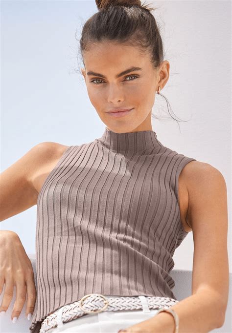 LASCANA Top - taupe - Zalando.be