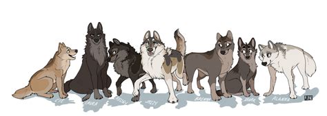 Sugoi Wolf Pack by FattCat on DeviantArt