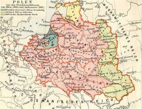 Polen in den Grenzen vor 1660 - Чёрная Русь — Википедия | Картография ...