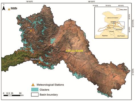 Sutlej River Map