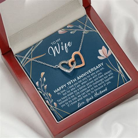 19 Year Anniversary Gift for Wife 19 Year Anniversary Gifts - Etsy