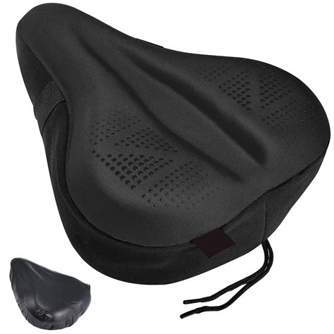 Zacro Bike Seat Cover Padded, Soft Gel Bike Saddle with Memory Foam