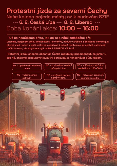 🚜Protestní jízda zemědělců🚜 Vážení... - Město Česká Lípa