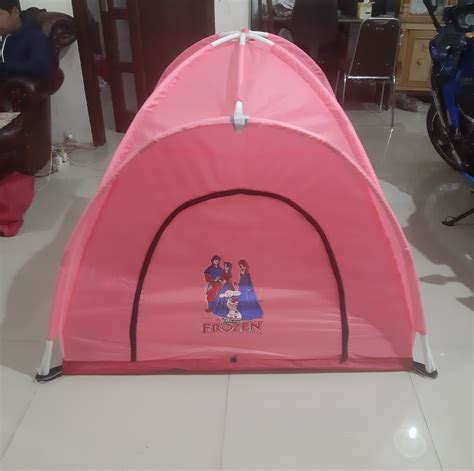 cara pasang tenda anak frozen 7