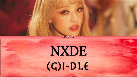(G)idle - Nxde (Lyrics) - YouTube