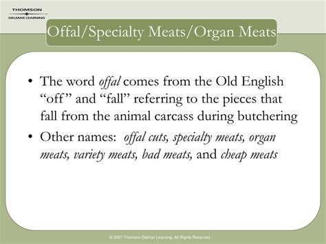 offalspecialty meatsorgan meats powerpoint