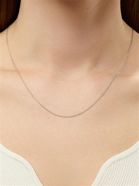 Shop White Gold Chain Necklace | Ana Luisa | Online Jewelry Store At ...