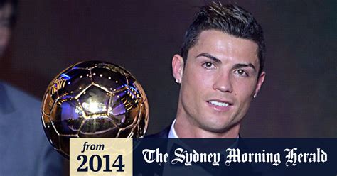 Video: Ronaldo win Ballon d'Or for second time