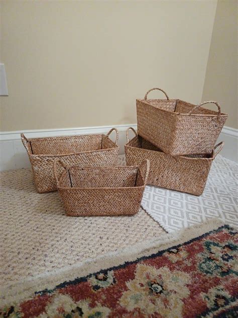Hobby Lobby Woven Storage Baskets | Mercari