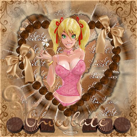 Gourmande de... chocolat!...