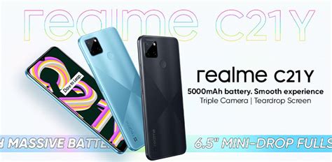 Realme C21Y is the Latest Ultra-affordable Smartphone; Long Battery ...