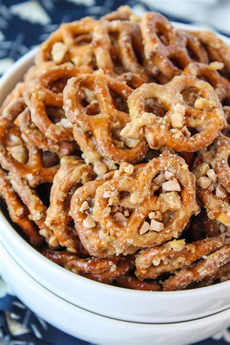 Caramel pretzels mini butter toffee pretzels – Artofit