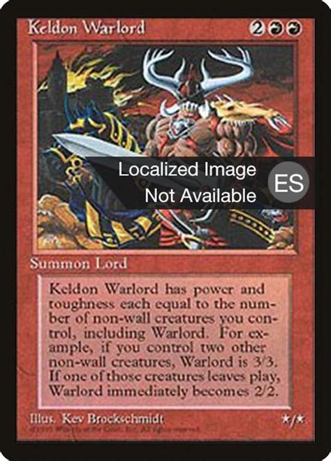 Keldon Warlord · Limited Edition Alpha (LEA) #160 · Scryfall Magic The ...