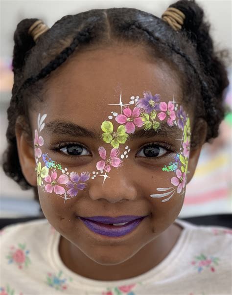 easy face paintings  girls