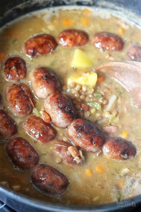 Lentejas con Chorizo (Lentil Stew) | Bake to the roots