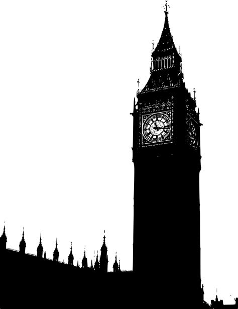 Free Images - london tower building silhouette