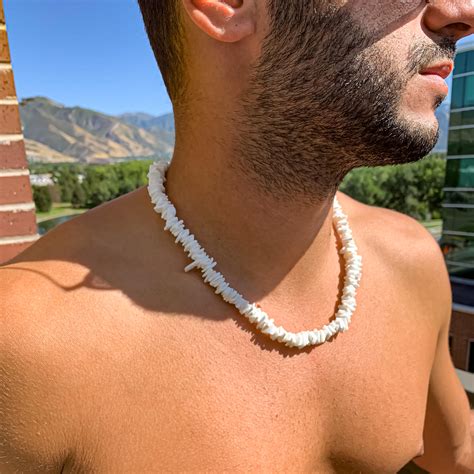 Explore the Allure of Puka Shell Necklaces for Men