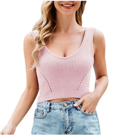 Bogo Sexy Summer Tops For Women 2025 Womens Tank Tops Pack Cotton