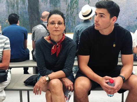 Julia Louis-Dreyfus reacts to son's 'very racy' sex scenes