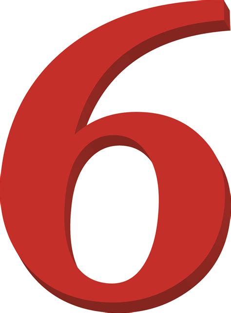 number  red