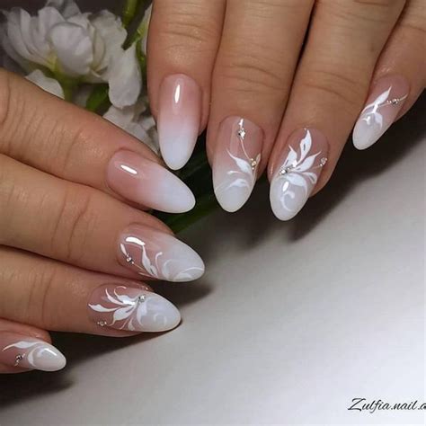 маникюр омбре (26) | Elegant nail art, Floral nails, Floral nail art