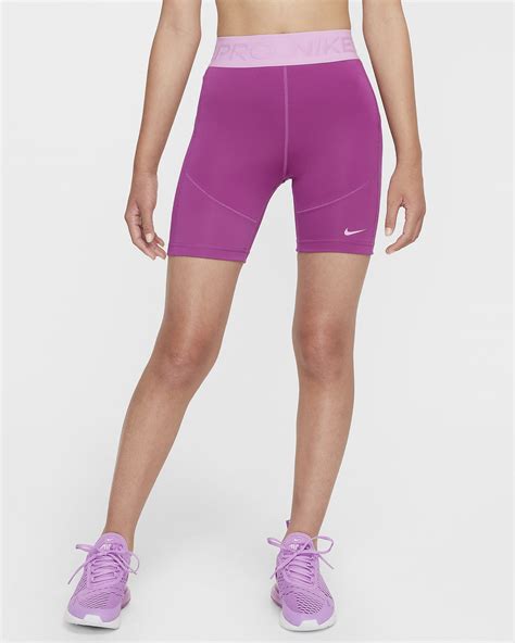 Nike Pro Girls' Dri-FIT 12.5cm (approx.) Shorts. Nike IN