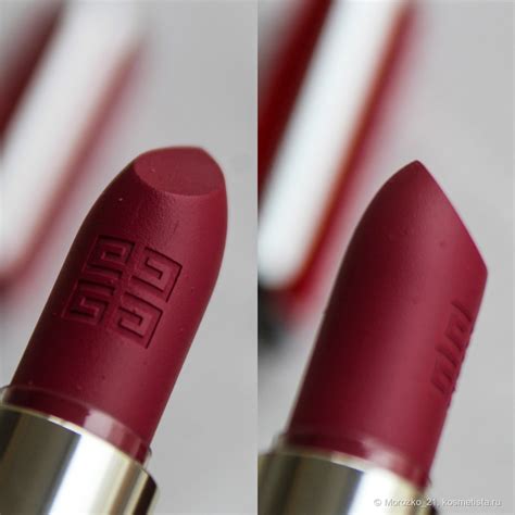 Моя не серая осень с Givenchy Le Rouge Deep Velvet Lipstick в оттенке ...