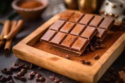 Premium AI Image | chocolatte bar