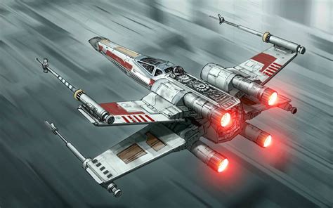 X-Wing Escape - Star Wars Sci Fi HD Wallpaper