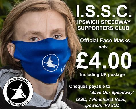 ISSC FACE MASKS ON SALE - Ipswich Witches Speedway