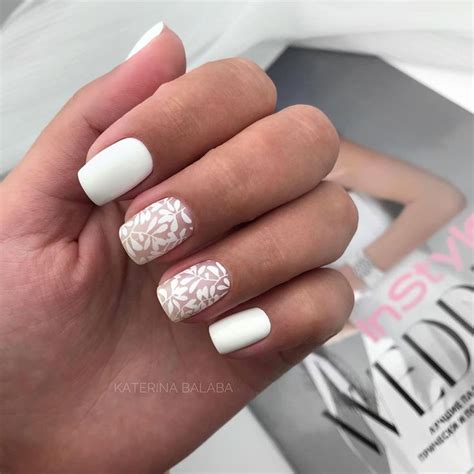 МАНИКЮР 🖤 ЛИПЕЦК on Instagram: “Если что, они глянцевые 😀 Любимый белый ...