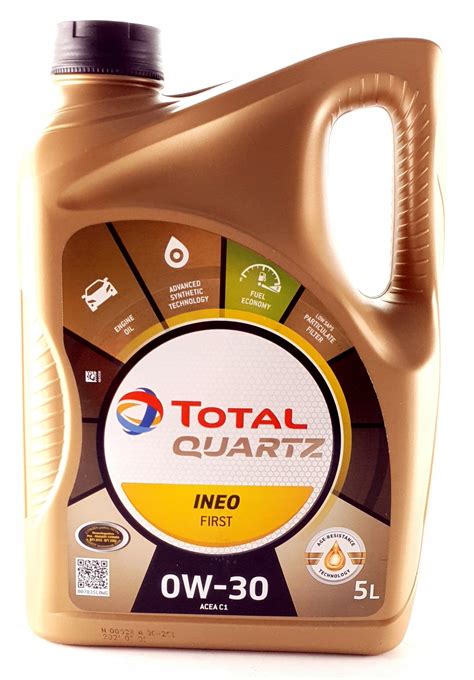 Купить МОТОРНОЕ МАСЛО TOTAL 0W30 QUARTZ INEO FIRST 5L: отзывы, фото и ...