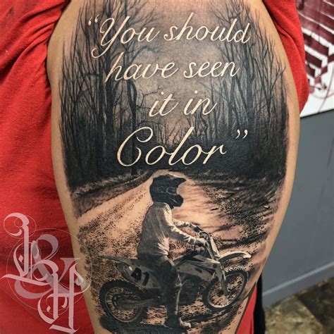 motocross tattoo 3