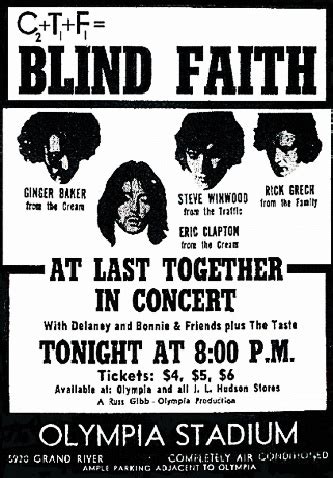 Blind Faith | The Concert Database