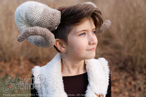 Wearable Ram Horns: Set 1 — Crafty Intentions