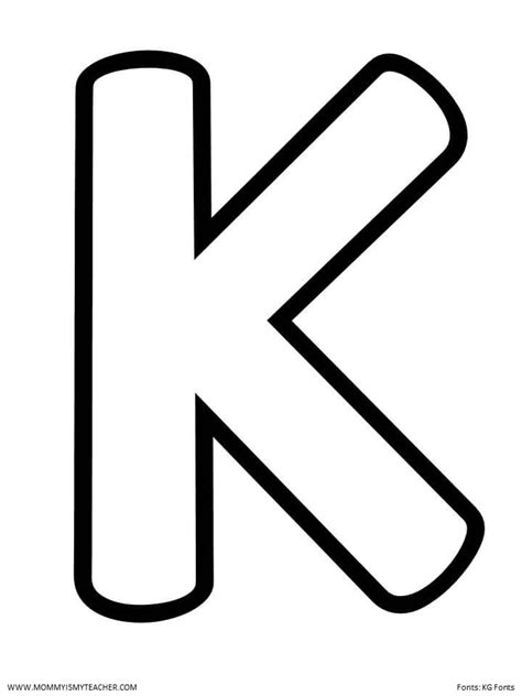 Letter K Printables for Kids