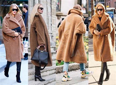 Выкройка мехового пальто Teddy Bear от MaxMara