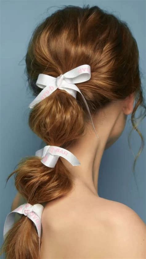 CUTE HAIRSTYLES WITH RIBBONS