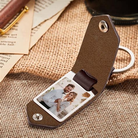 Personalized Leather Keychain Leather Keychain Custom Custom - Etsy