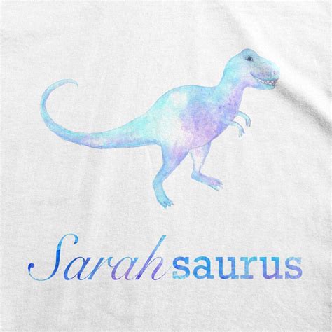 Chica t rex camisa de dinosaurio chica dinosaurio acuarela | Etsy
