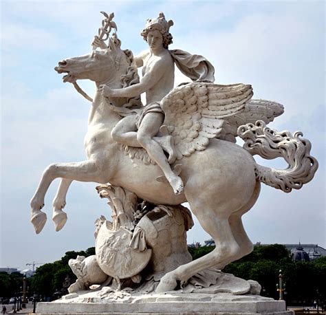 Mercury Riding Pegasus. Antoine Coysevox. French (1640-1720), copy ...