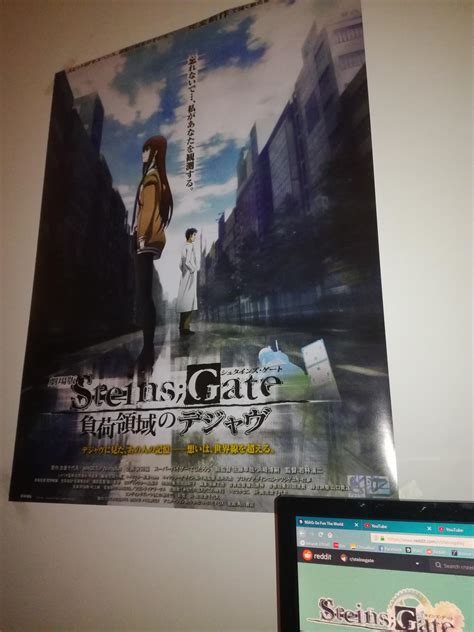 Steins;gate poster I got for Christmas : r/steinsgate
