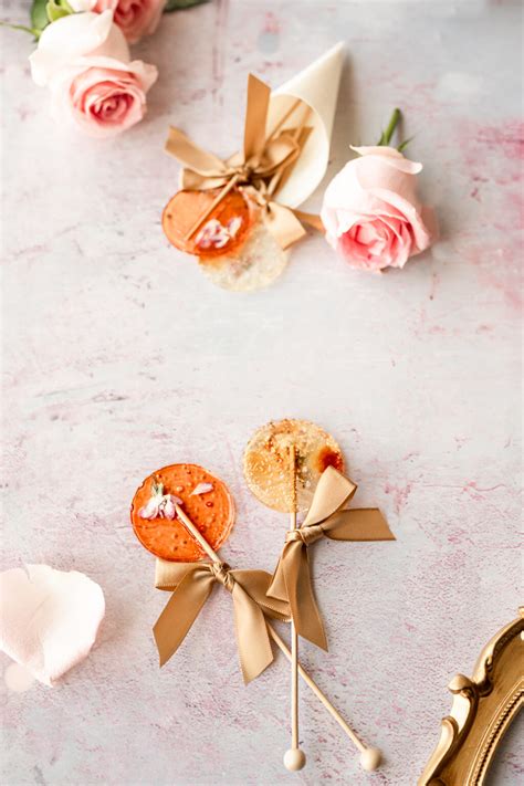 Edible Flower Lollipops For Party Favors - Frolic and Fare