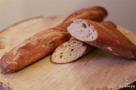 Багет из двух видов муки | рецепт пошагово, фото, отзывы