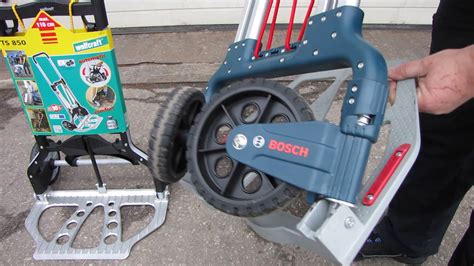ТЕЛЕЖКИ WOLFCRAFT TS 850 & Bosch Alu-Caddy 1600A001SA - YouTube