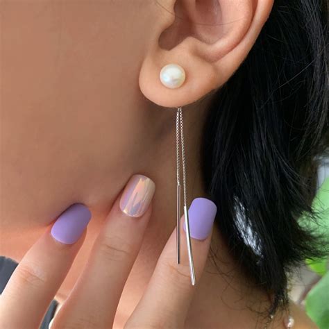 Chopstick Pearl Earrings – Showcase Hawaii