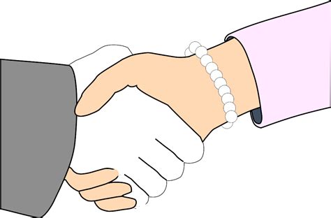 Download Handshake Man And Woman Vector SVG | FreePNGimg